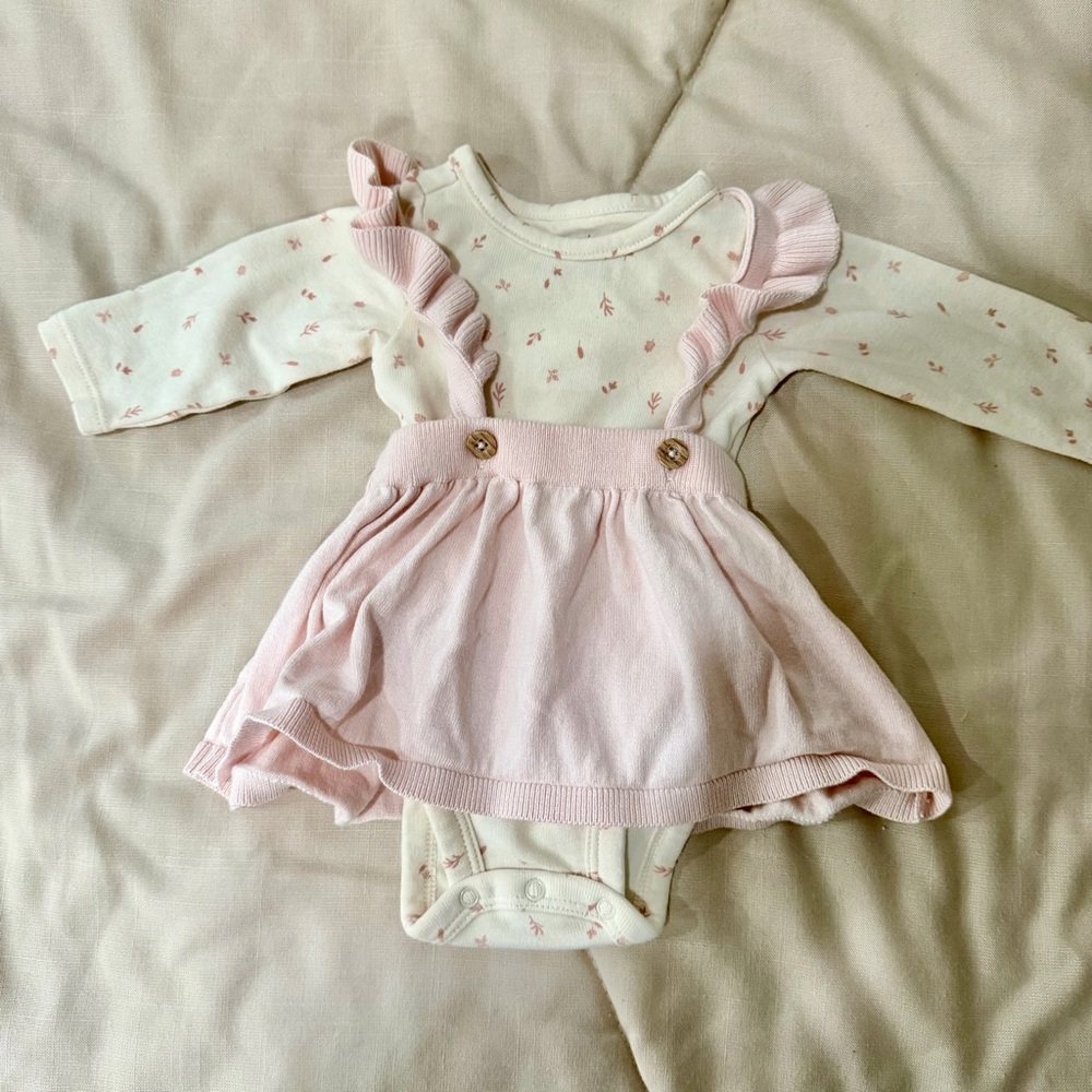 Carters Overall Dress and Onesie, 3M
